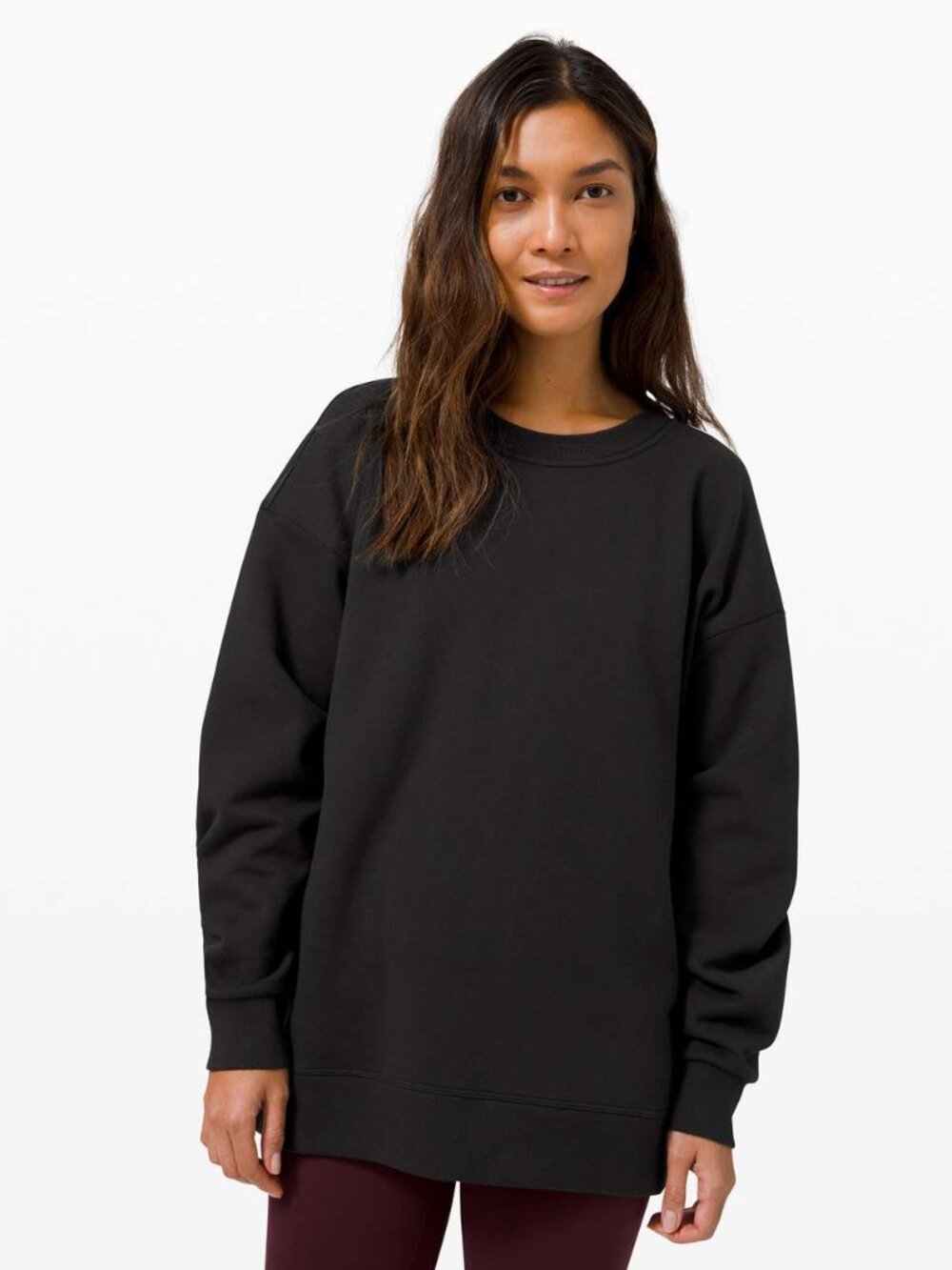 Lululemon Women's Perfectly Oversized Crew - Black
